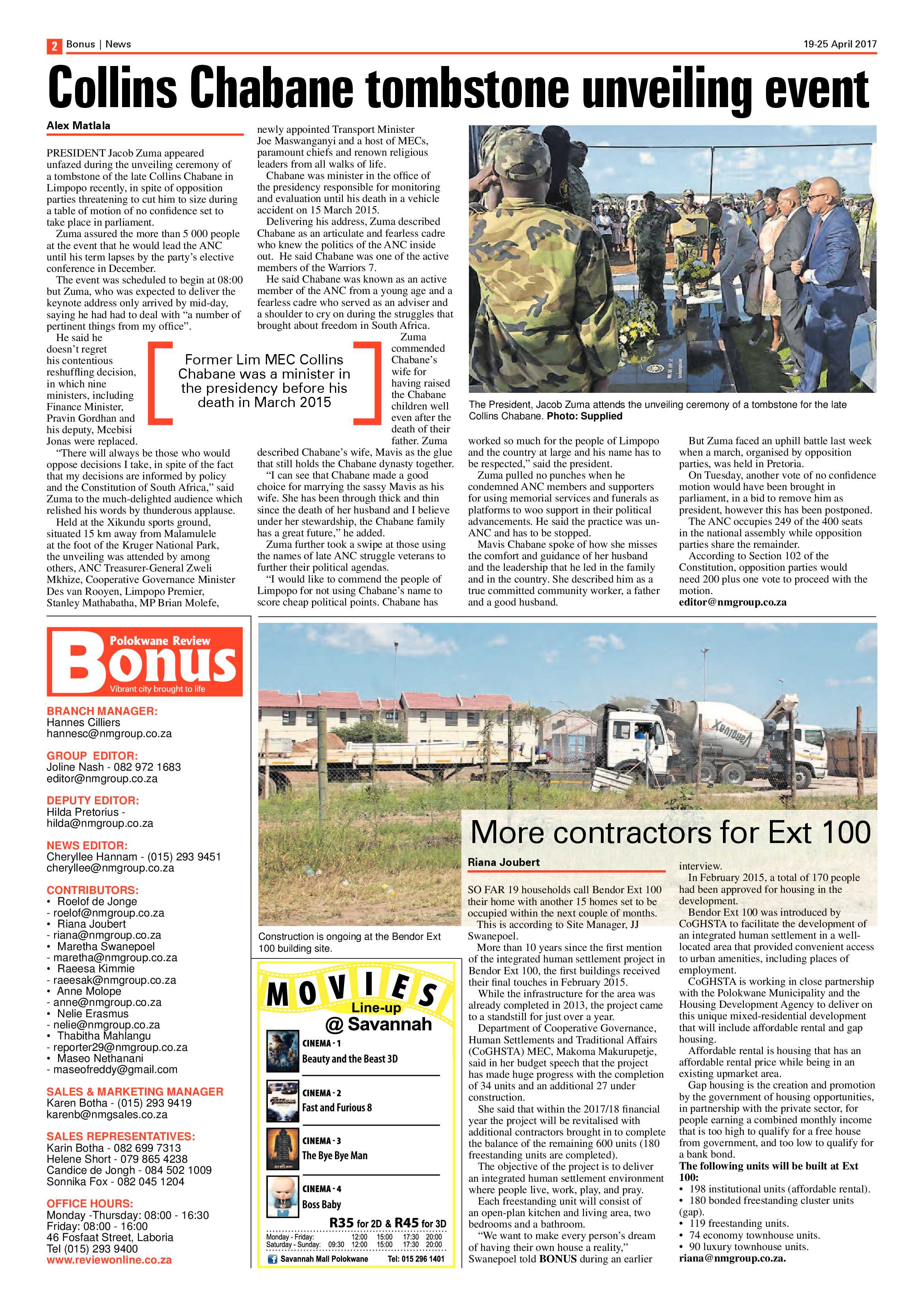 Bonus Review 19 April 2017 page 2